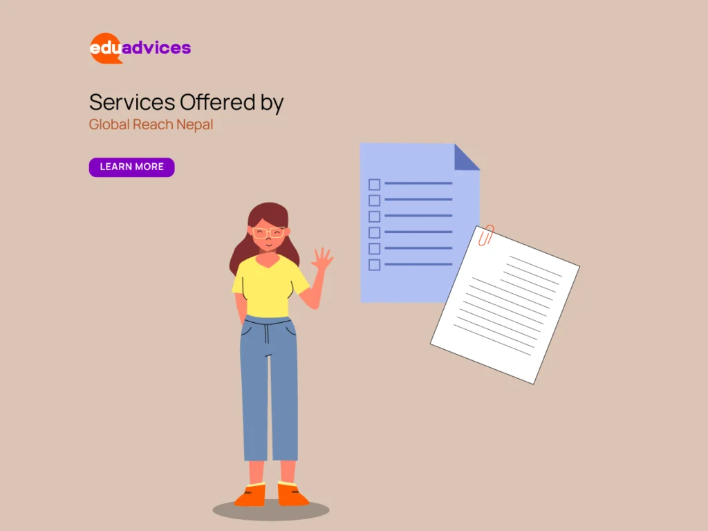 Services offered by Global Reach Nepal