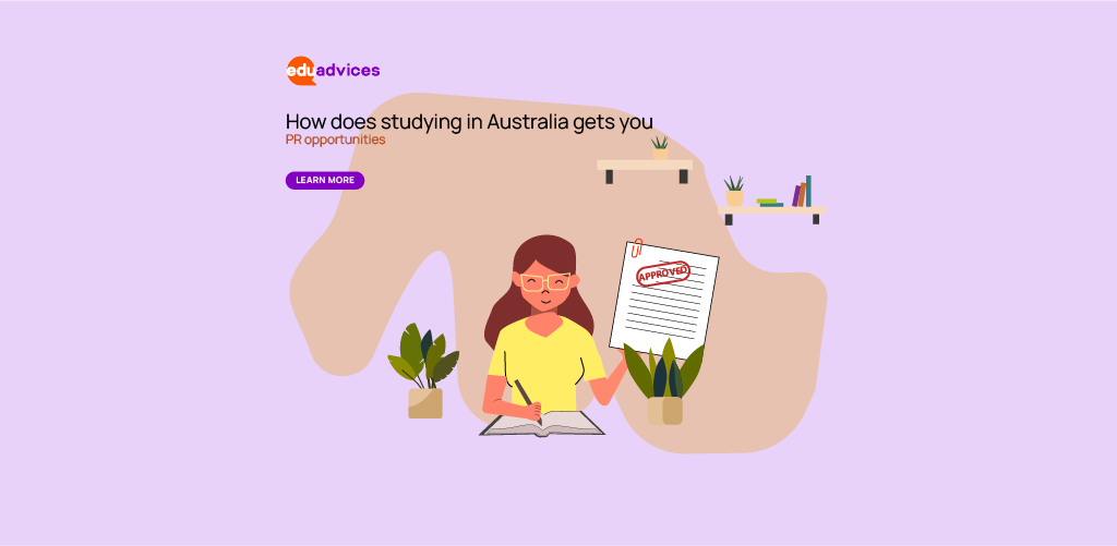 How does studying in Australia gets you PR opportunities