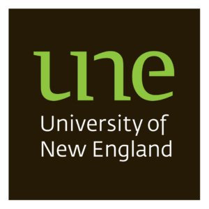 University of New England (UNE) logo