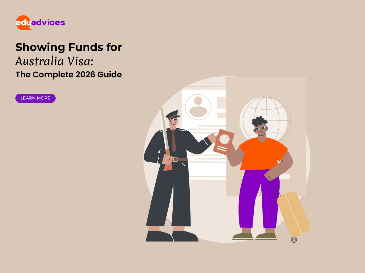 showing funds for Australia visa